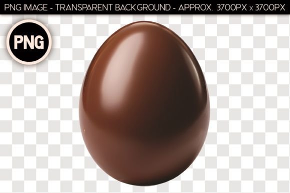Download Chocolate Easter Egg Isolated Object 3 - Premium Resources